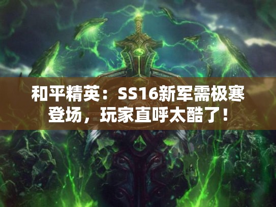 和平精英：SS16新军需极寒登场，玩家直呼太酷了！
